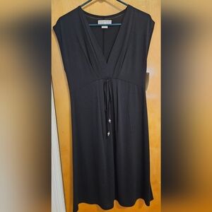 MICHAEL Michael Kors Black V-Neck Dress